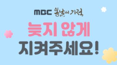 따뜻한 봄꽃이 피어날 수 있도록, 늦지 않게 지켜주세요!